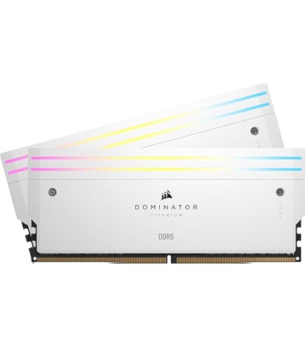 Corsair DOMINATOR DDR5-6400 64GB(4枚) 白 CORSAIR Dominator Titanium RGB DDR5 RAM 64GB DDR5 6400MHz